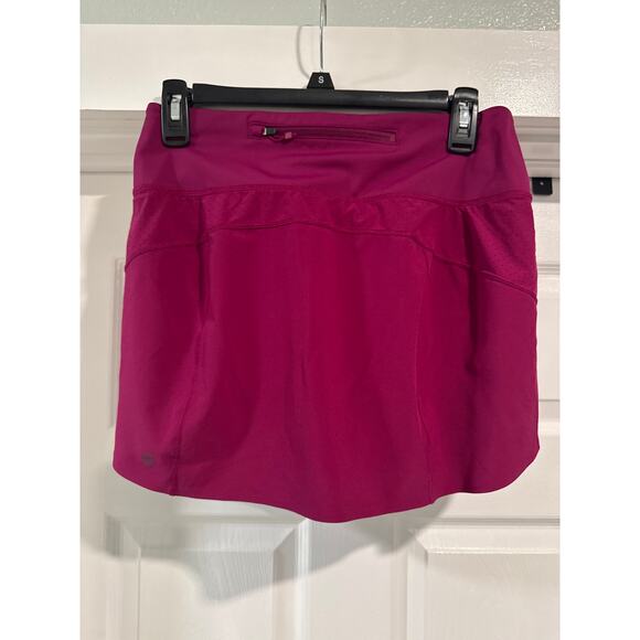Athleta Run with It 14" Skort Fuchsia Women's Size S - Picture 2 of 10